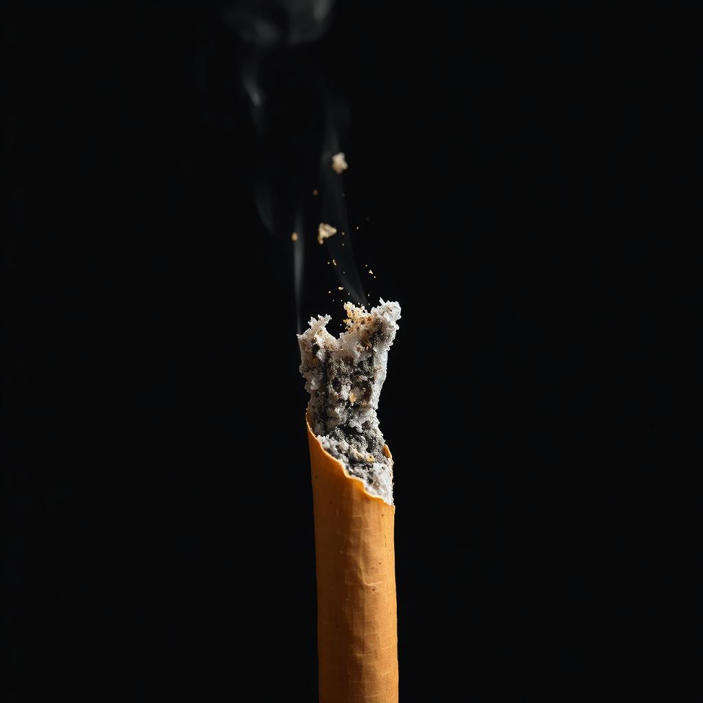 A snuffed cigarette